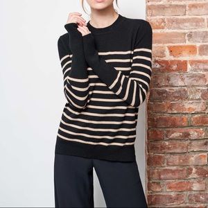 La Ligne AAA Lean Line cashmere sweater striped